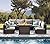 Patio Furniture Set,7 Piece Patio Furniture Set with Fire Pit Table,PE Wicker Rattan Sectional Sofa Patio Conversation Set with Thickened Cushions, Grey