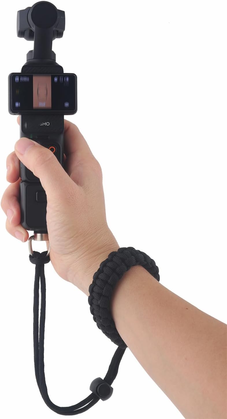 Camera Wrist Strap Lanyard for Insta 360 X3,Selfie Sticks, With 1/4 D-ring Screw Lanyard for Cameras