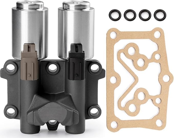 Transmission Dual Linear Shift Solenoid for 2007-2008 Honda Fit 1.5L L4 2006-2011 Honda Civic 1.8L L4 Dual Linear Shift Solenoid Repalce - 28260RPC004 28260-RPC-004