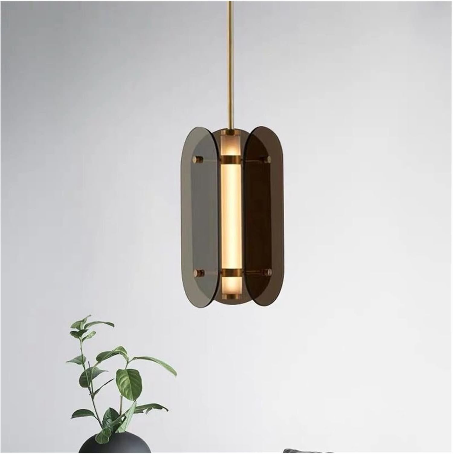 SXECAEPS Wall Lamp, Crystal Chandelier Pendant Light, Indoor LED Soft Light for Bedside and Background Illumination