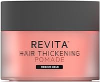 DS Labs Men's Revita Matte Pomade - Medium Hold Styling Cream for Thicker Looking Hair, With Biotin,