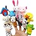 JZK 11 Marionnettes à Doigts Jouet en Peluche marionnette à Main Animale pour Les Enfants Font la fête fête d'anniversaire remplisseurs de Sacs Cadeau de Noël