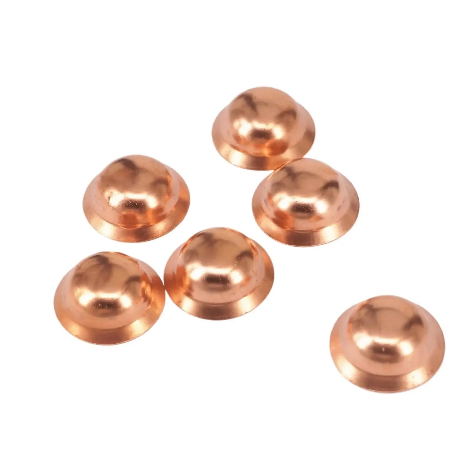 YZWRWRMKTB 10pcs 3/8" Copper Flared End Cap Stop End Feed Pipe Cap Air Conditioner Cooling Equipment Refrigerator