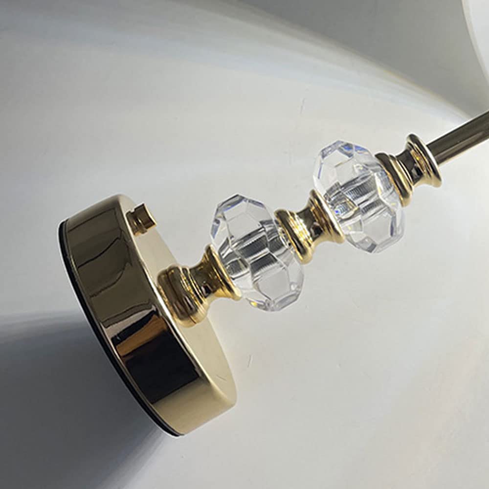 Diamentowa kryształowa lampa stołowa LED przenośna akumulatorowa lampa biurkowa 3 kolory ściemniana bezprzewodowa lampa biurkowa z dotykowym światłem