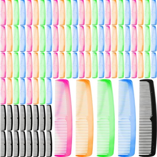 Peines coloridos desechables 100 piezas paquete múltiple miniatura 1