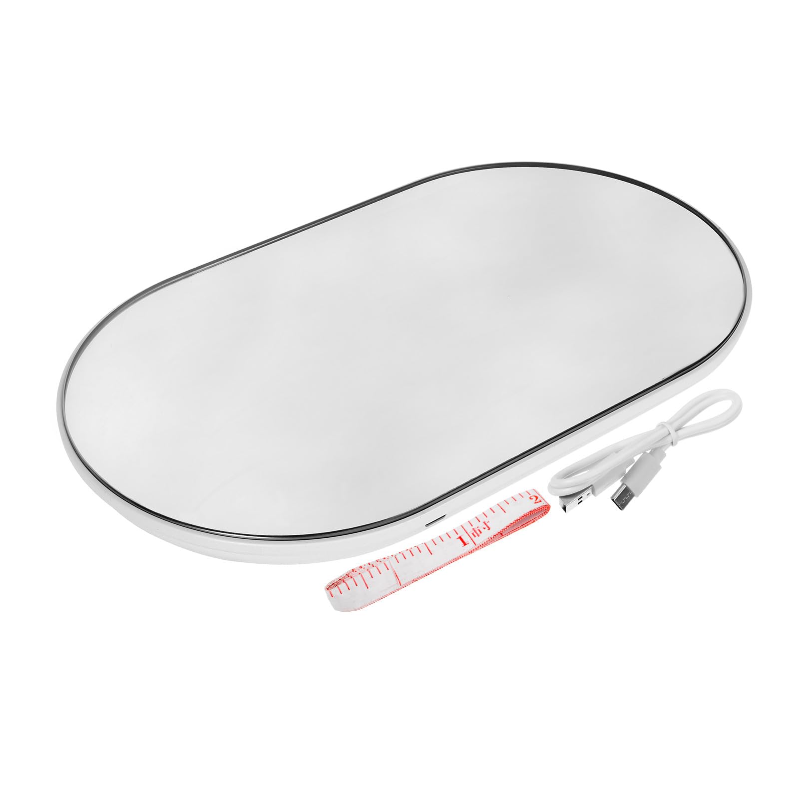 Báscula Digital Portátil y Diseño Simple para Peso Corporal Pantalla Fácil de Leer Vidrio Templado Adecuado para Fitness y Salud