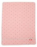 Ca. 70 x 90 cm David Fussenegger Babydecke Juwel \'Kirschen\' 70 x 90 cm Altrosa