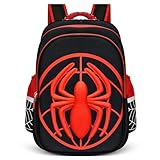 econoLED School Backpack, 16.5’’ Superhero Cartoon Schoolbag Large Capacity Lightweight Waterproof Travel Bag for Kids, School Children Supplies Birthday, Halloween, Christmas Gifts