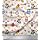 Soimoi Cotton Voile White Fabric - by The Yard - 56 Inch Wide - Floral, Gift Box & Cute Animals Cartoon Pattern Material - Elegant Florals with Gift Boxes and Cute Animals Printed Fabric image 5