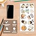 Cute Coffee Lover Stickers Pack 108Pcs Vinyl Decals Featuring Cartoon Latte Espresso Iced Quotes for Laptop Water Bottle Notebook Scrapbook Ideal Students