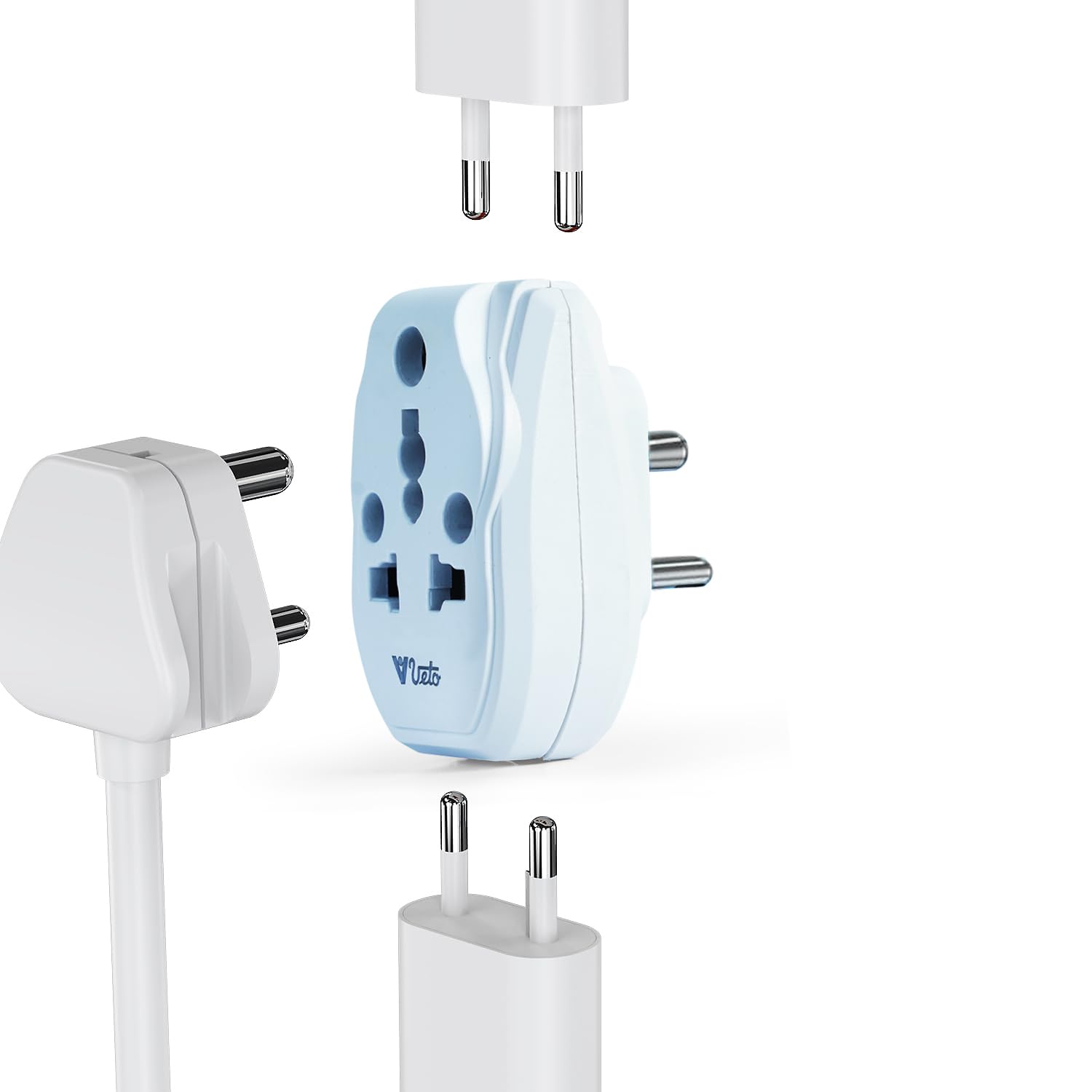 3 Pin Conversion Multi Plug, 6 to 16 AMP, White-image-43