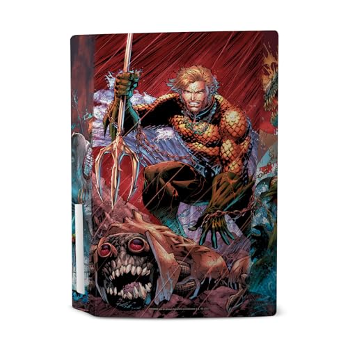 Skin vinyle Aquaman DC Comics autocollant console PS5 Disc Edition - 3