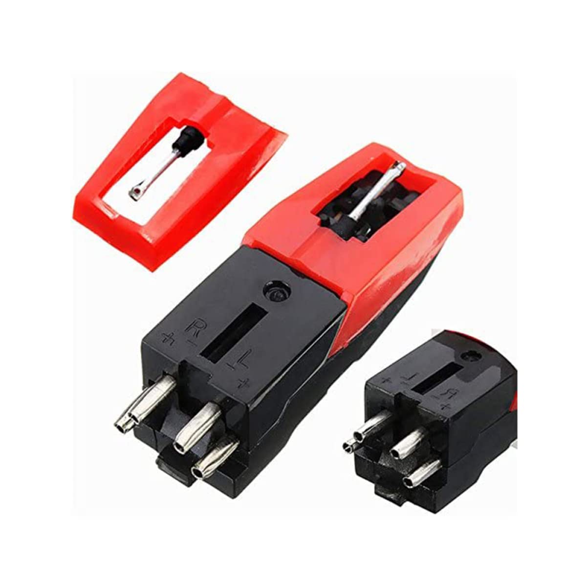 Abaodam 2 Set Di Puntine Per Giradischi Vintage Facili Da Installare Diamanti Di Alta Qualità Per La Sostituzione Del Suono Del Giradischi 2 Pezzi*2