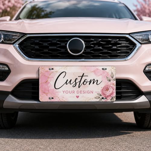 Custom Metal License Plate HD Print