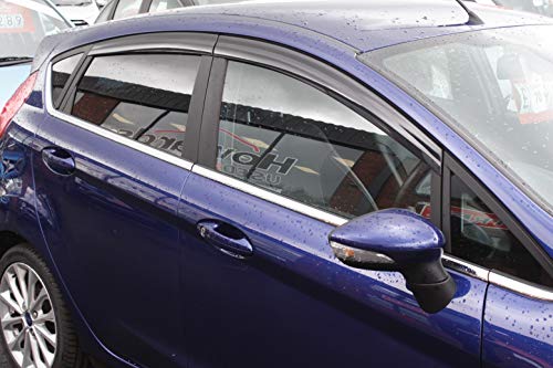 Autoclover Lot de 4 déflecteurs d'air pour Ford Fiesta MK7 2009-2017 Cover