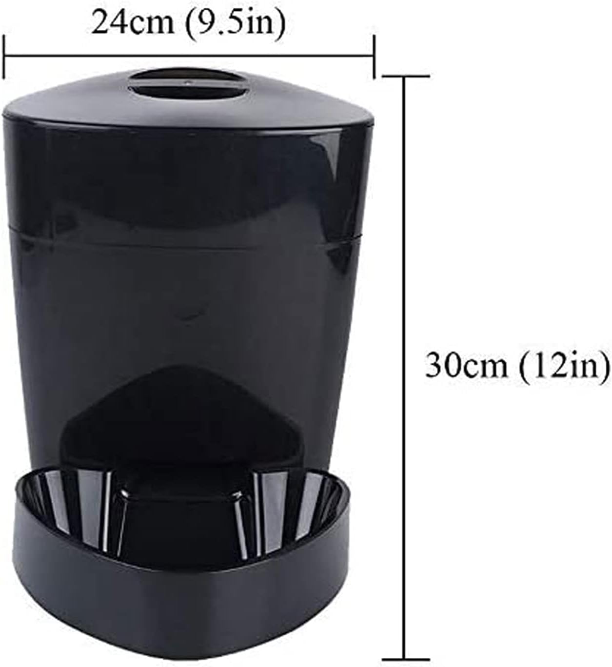 Automatic Cat Feeder Feeder Food Dispenser for Cat Small Dog with Two-Way Splitter up to 6 Meals with Portion Control Voice Recorder - Battery and Plug-in Power