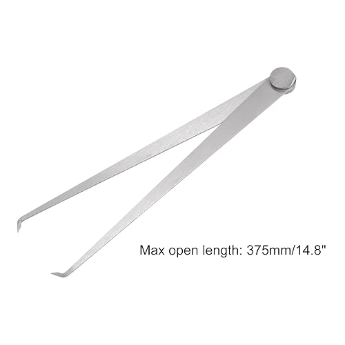 Miniatura 3 de HARFINGTON Calibrador interior de junta firme 7.874 in 8 pulgadas 410 herramienta de medición interna de la junta de fricción firme del acero