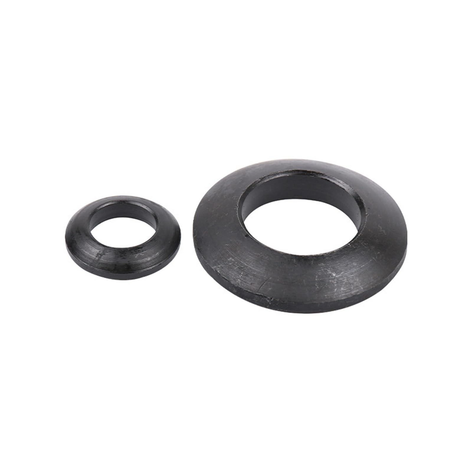 Arandelas de cabeza avellanada, Arandela esférica cónica M6 M8 M10 M12 M16 M20 M24 avellanada de acero inoxidable cóncava(Spherical Carbon,M12 (5Pcs))