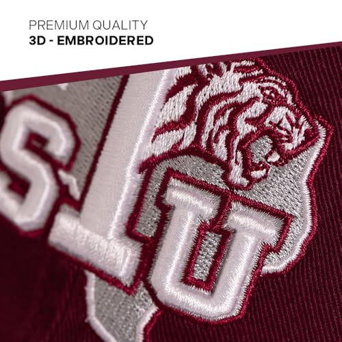 Gorra bordada ajustable Texas Southern University roja miniatura 3