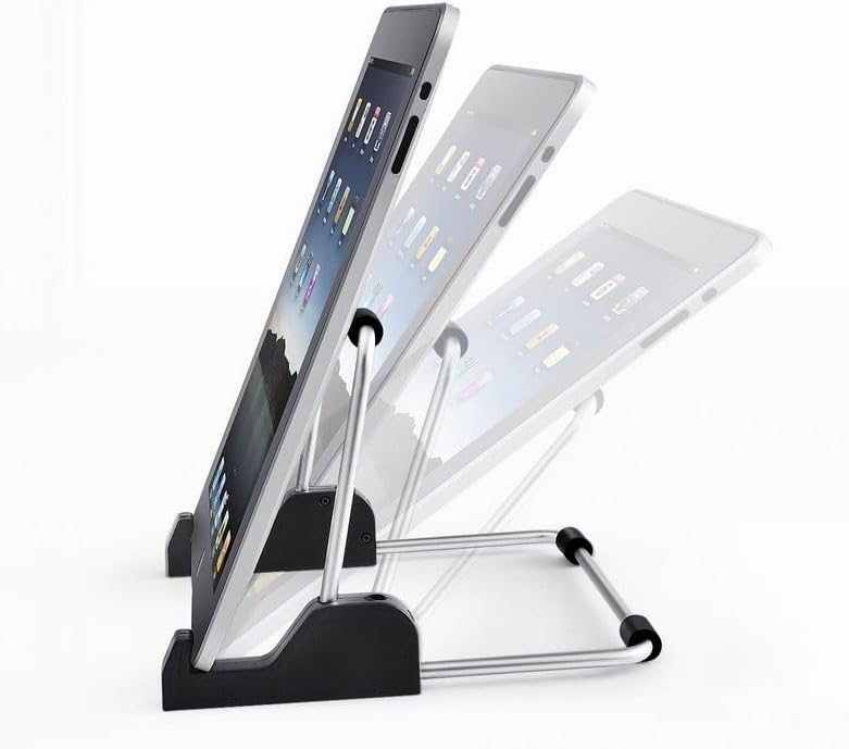 Aluminum Book Stand ABS Reading Rack Black Holder