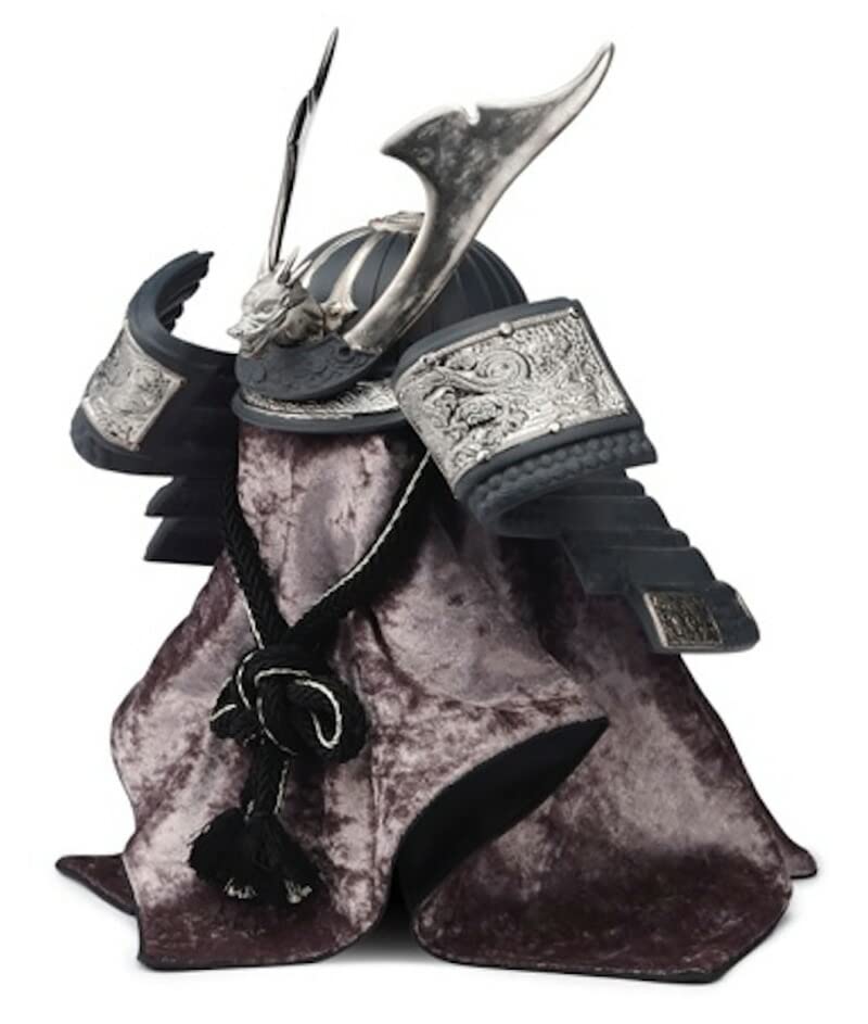 Amazon | リヤドロ 五月人形 Lladro 兜平飾り 兜飾り 兜 Black 袱紗