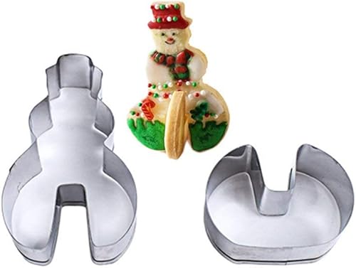 Miniatura 5 de Zavaca 10 piezas de acero inoxidable 3D Navidad casa de jengibre cortadores de galletas de dibujos animados molde cortador de galletas para