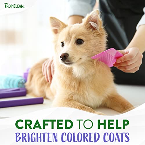 Tropiclean Awapuhi Coconut Whitening Dog Shampoo For White Coats & All Coat Types | Natural Pet Shampoo Derived From Natural Ingredients | Cat Friendly | Made In The Usa | 1 Gal. #TOP2