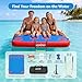 VOFiTNY Inflatable Floating Dock Swim Air Platform Island Raft Mat for Lake Beach Ocean with Rope Ladder, Non-Slip Surface