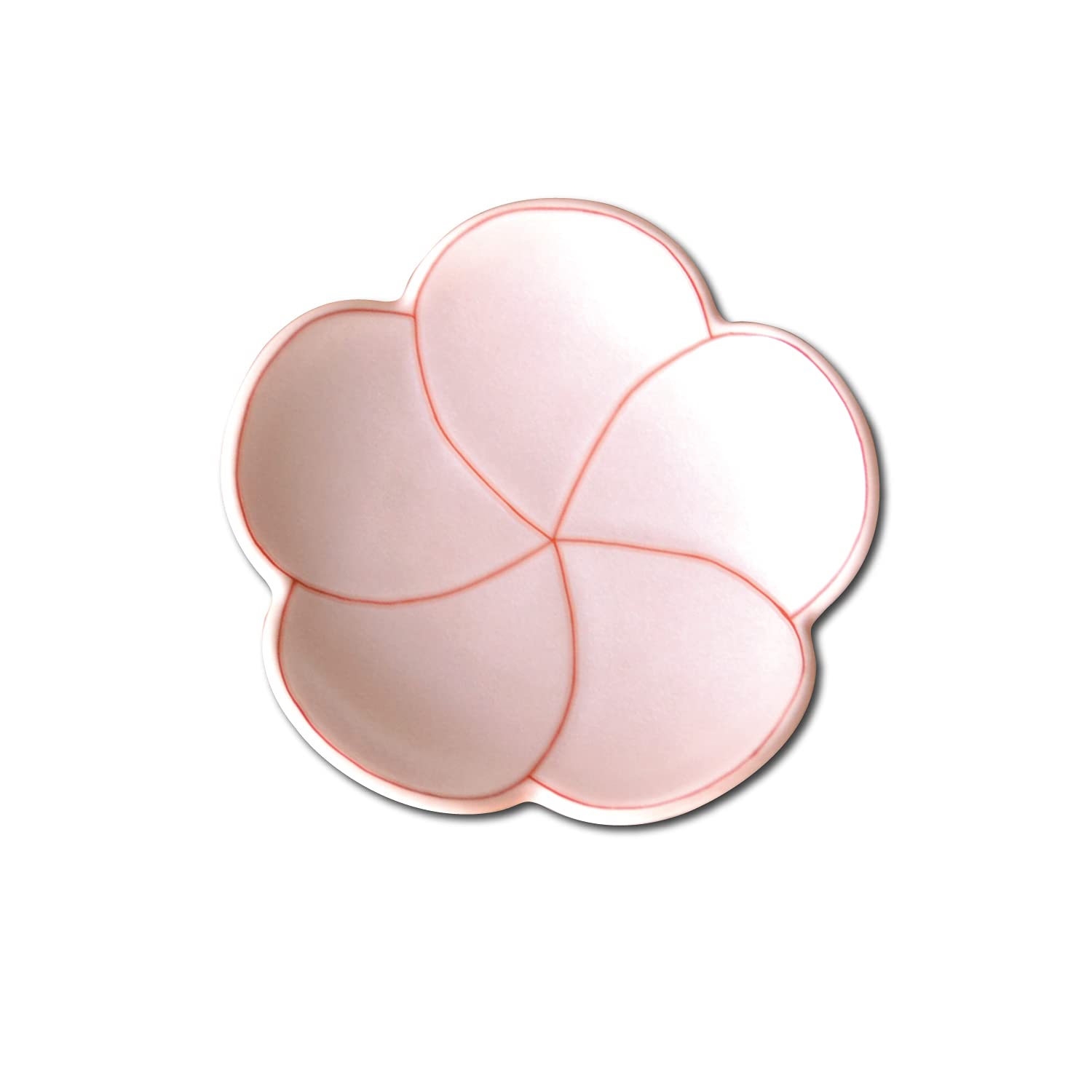 Amazon | 小皿 9cm 食器 和食器 梅 縁起物 有田焼 幸梅（ピンク