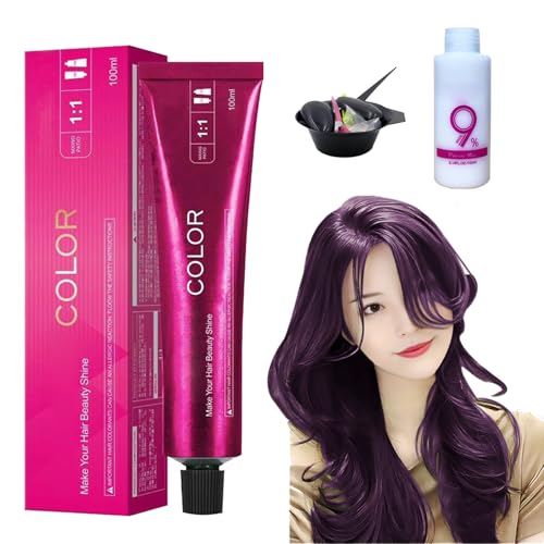 Hair Dye No Bleach, Hair Dye Color – No Bleach Shoupin Hair Color, No Hair Damage, No Bleaching Hair Nourishing Coloring HairDye, For Women and Men