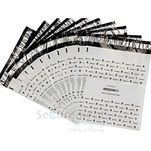 Image of Securement Amazon Branded Economy Courier Bags without POD Pouch (12 x 14 Inches) -1000 Bags