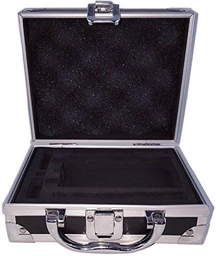 Open aluminum carrying case for RF Explorer