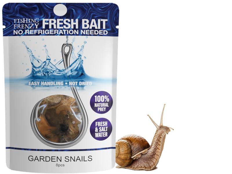 Fishing Frenzy Bait Garden Snails 8pcs