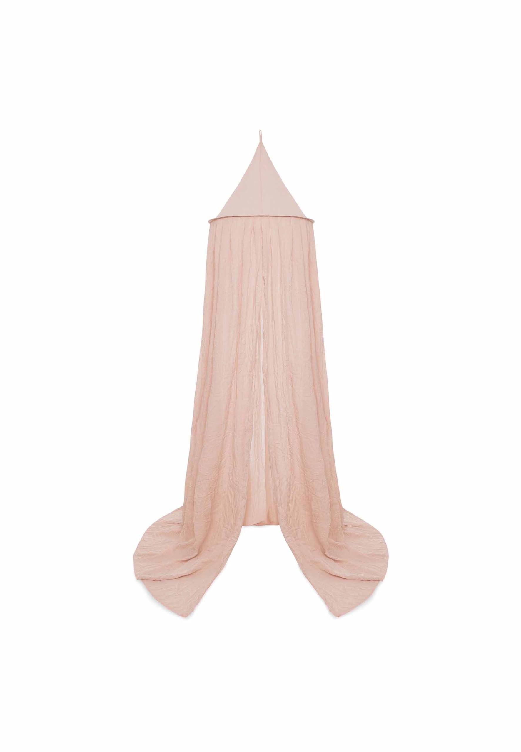 Jollein Baldaquin Vintage Rose Sauvage – Hauteur 245 cm – Certifié Oeko-Tex – Ciel de lit pour lit de bébé et Chambre d'enfant