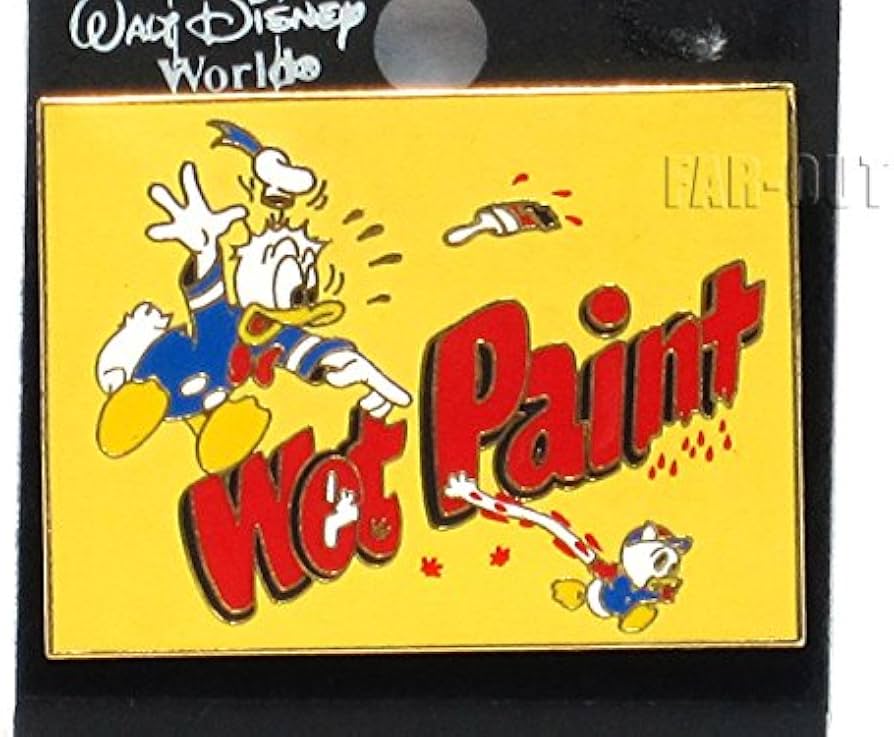 Amazon | ドナルド Wet Paint ペンキ塗り立て ピン ディズニー Amazon | ドナルド Wet Paint ペンキ塗り立て ピン ディズニー