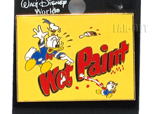 ディズニー ドナルド wet paint ペンキ塗りたて ピンバッジ Amazon | ドナルド Wet Paint ペンキ塗り立て ピン ディズニー