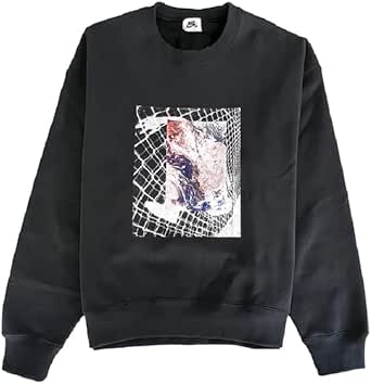 NIKE(ナイキ) SB シティボーダー フリース ロングスリープ FLC CRW CITY BORDER 国内正規品 DV9064 010 (Lサイズ)