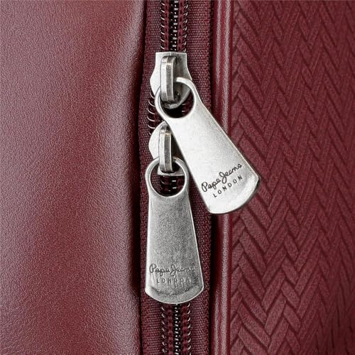 Pepe Jeans Sprig Beauty Case Adattabile Con Tracolla Rosso 31 X 21 X 15 Cm Pelle Sintetica By Joumma Bags, Rosso, Taglia Unica, Beauty Case Adattabile Con Tracolla - 9