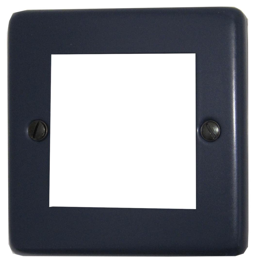 G&H Brassware Blue G&H Crb162 Standard Plate 1 Gang 2 Euro Module Plate