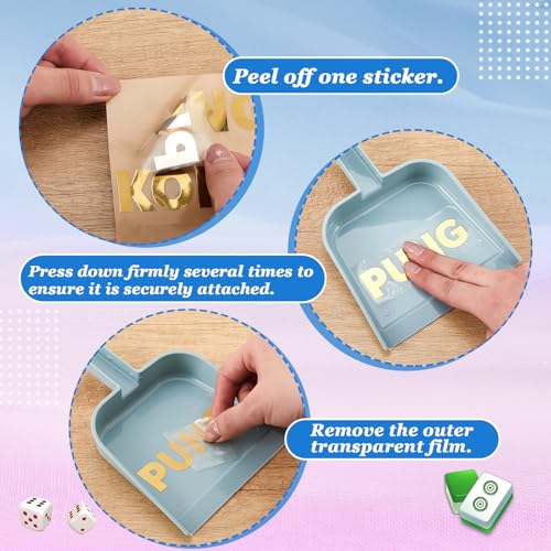 Accesorios Mahjong 2 Piezas Mezcladores de Fichas miniatura 3