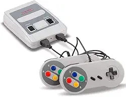 Mini Vídeo Game Retrô 620 Jogos Clássicos – 2 Controles Fio | Design Anos 90, Plug‑and‑Play AV, Fonte Inclusa – Diversão Nostálgica