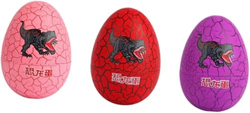 Miniatura 1 de 6pcs Toys Cracked Eggs Decor Artifical Eggs Toy Simulation Dinosaur Eggs Child Six Colors Blocks