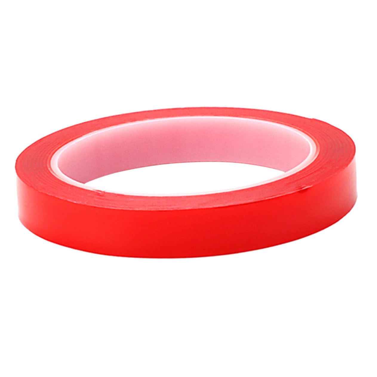 Uonlytech 4 Rollen Bürokratie im Freien doppelseitiges klebeband für stoff Dasselbe drinnen Multifunktion schwer Starkes Band dickes Klebeband breites Klebeband Mehrzweckband Acrylsäure rot