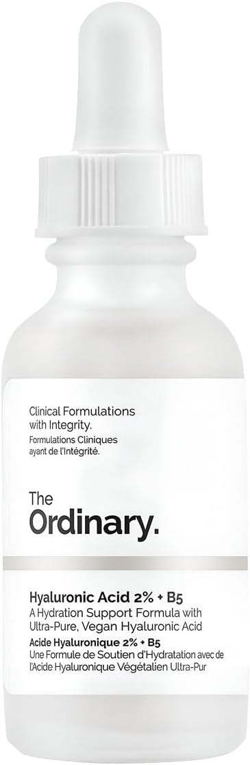 The Ordinary Hyaluronic Acid 2%  B5 with Ceramides, Multi-Depth Hydration Serum for Plumper, Smoother Skin, 30ml