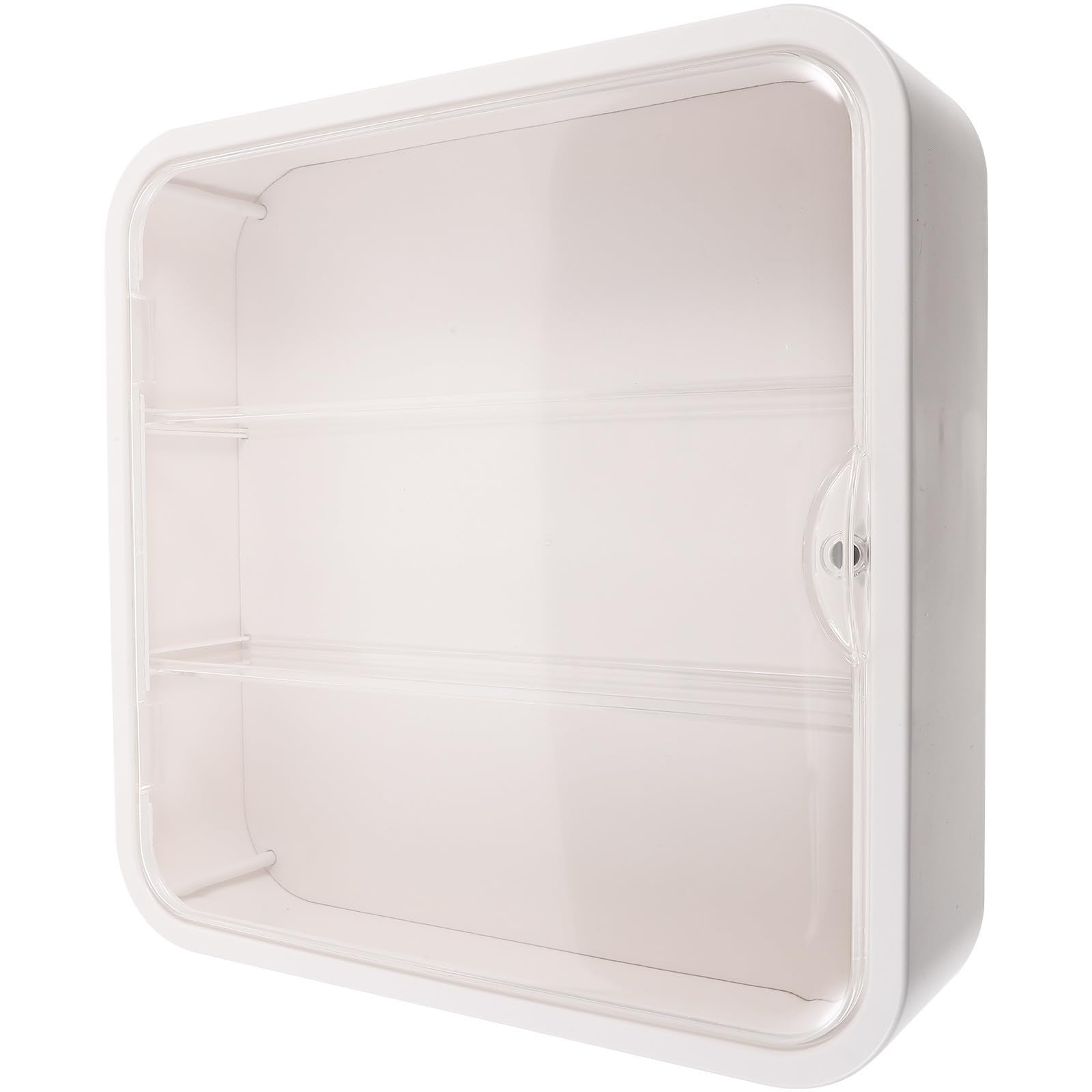 Vitrine pour Figurines Mini Murale en Plastique Blanc, Rangement Modèles