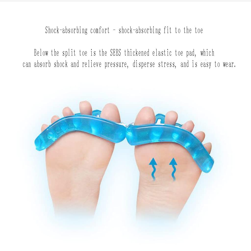 Separadores de dedos, separador de dedos, separador de dedos de gel, separador de dedos, adecuado for hombres y mujeres, dedos relajantes, pedicura, alivio de juanetes, alivio rápido del dolor de dedo