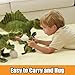 Wilomis Baby Dinosaur Stuffed Animal - Stuffed Dino Green Dinosaur Plush Toy, Small Spinosaurus with Egg Soft Stuffed Dinosaurs for Boys 3-5 Kids Birthday Gift