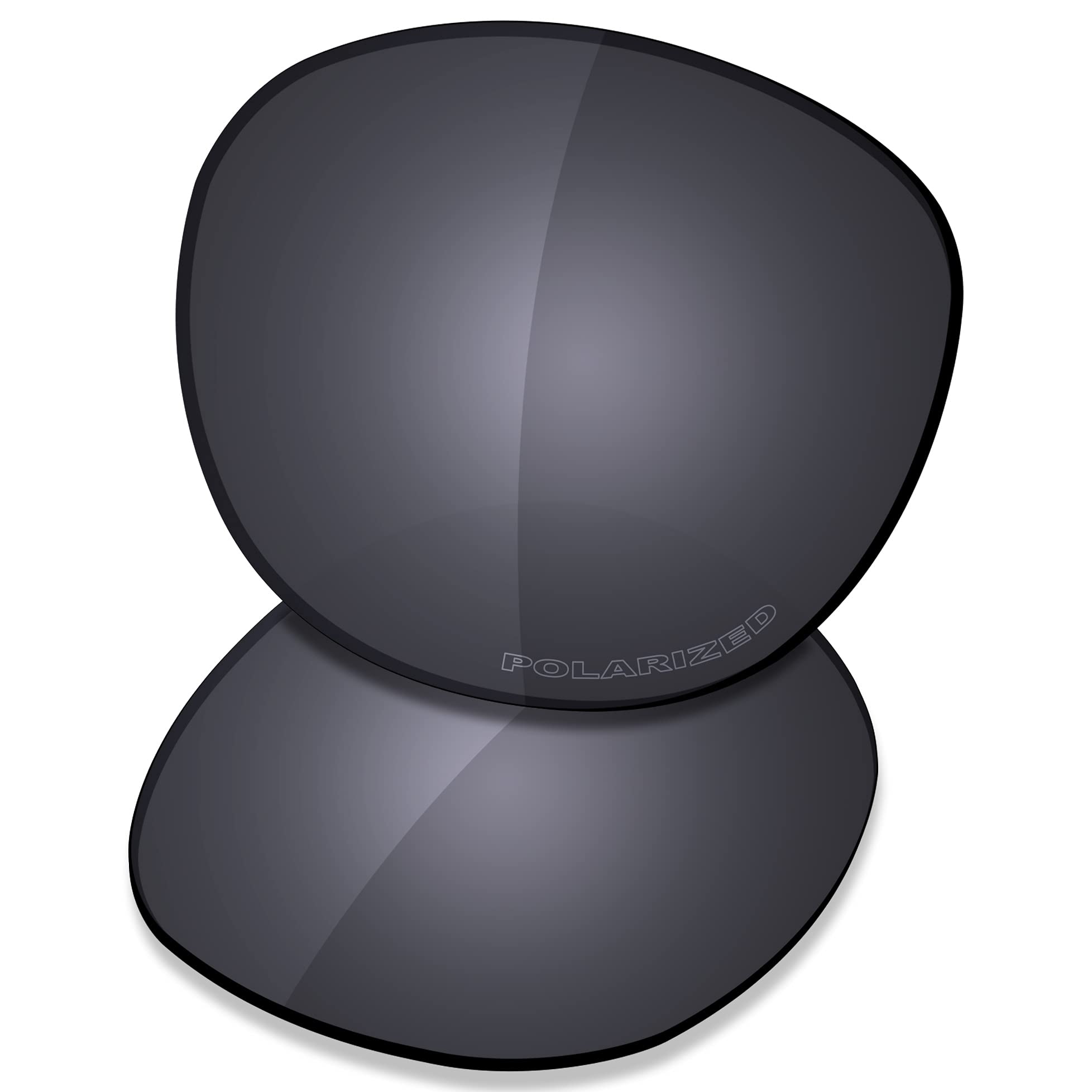 Saucer Premium Replacement Lenses for Oakley Latch OO9265 Sunglasses High Definition - Shield Black Polarized