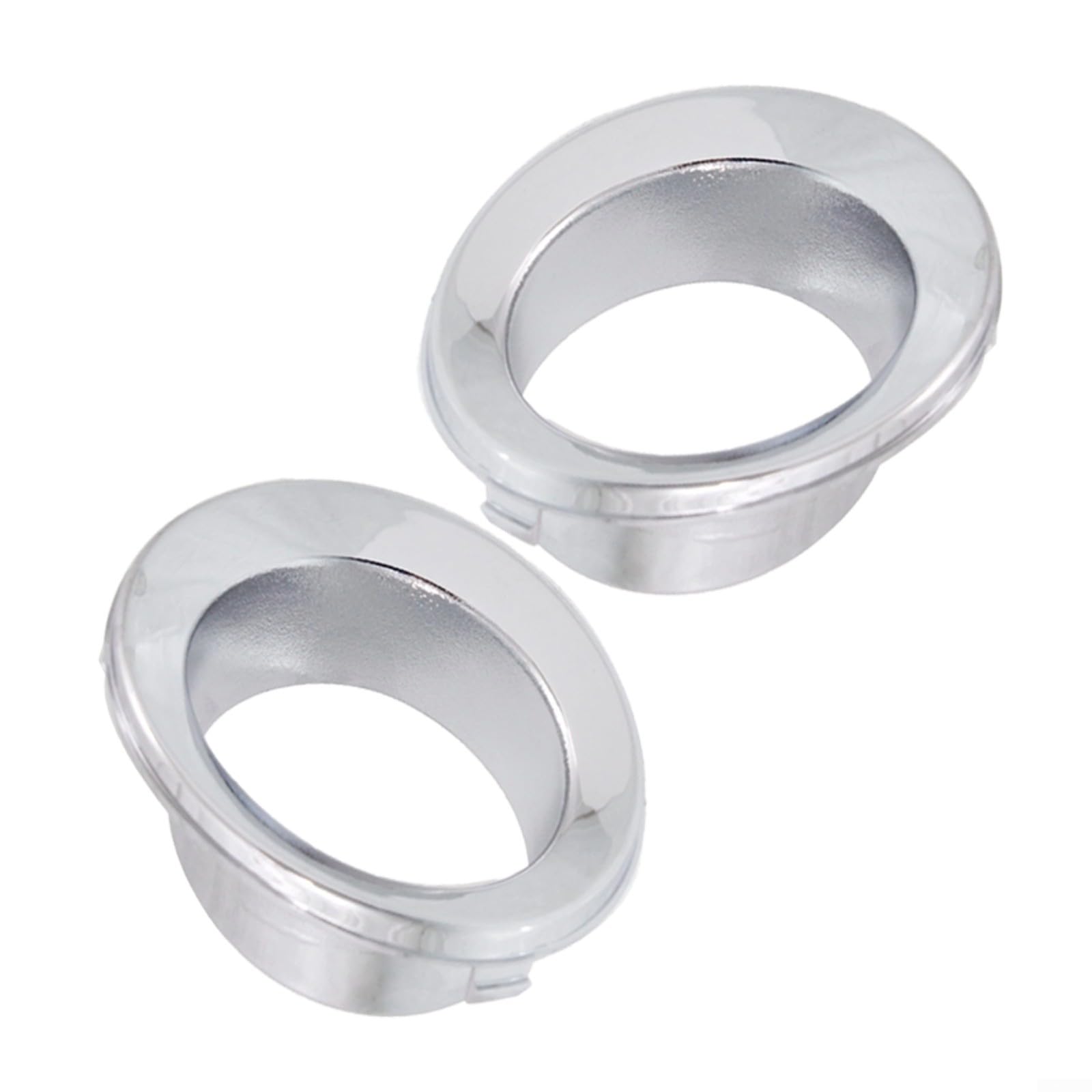 Coppia di cornici cromate per fendinebbia per MINI Cooper Base 2005-2008, ricambio diretto per paraurti anteriore OE 51117127941 51117127942