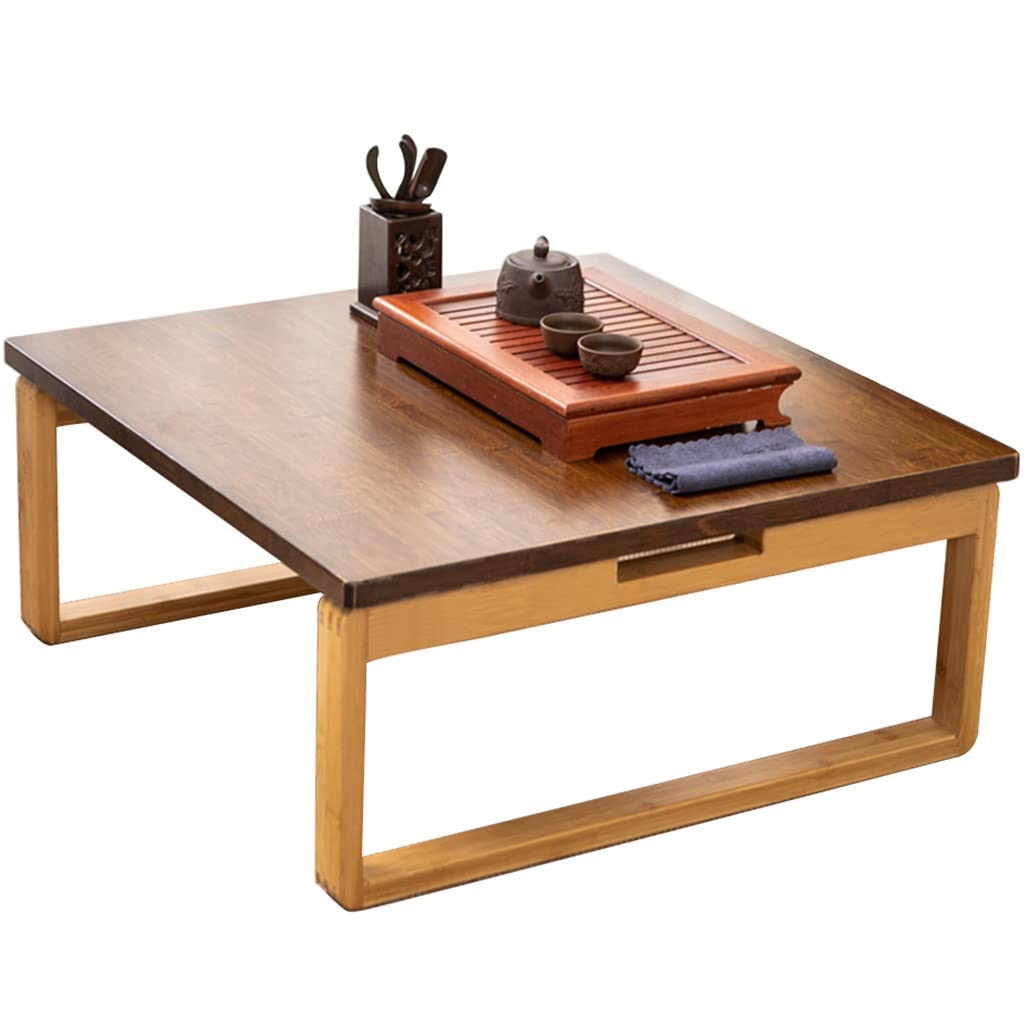 Table basse en bois tatami compacte pour aménager les petits espaces et balcons